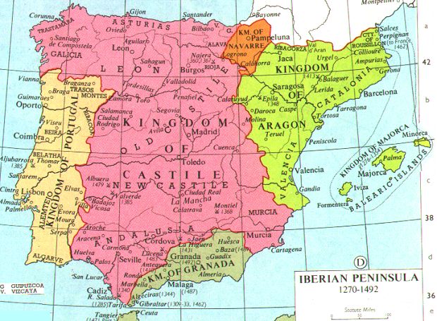 1270 1492 AD Iberian Peninsula
